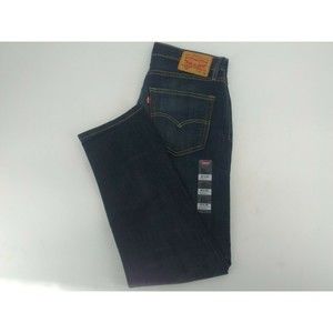 LEVI'S 502 REGULAR TAPER STRETCH DENIM JEANS MENS SIZE 30X30 ZIP FLY NWT